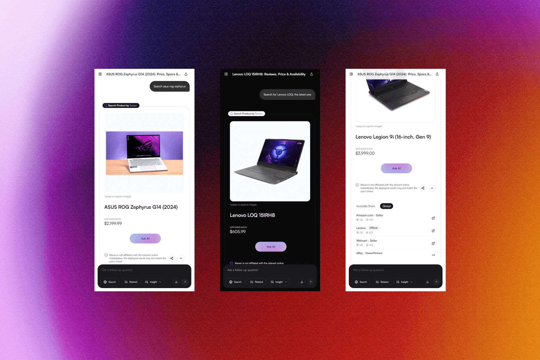 Extended Preview - Product Search
